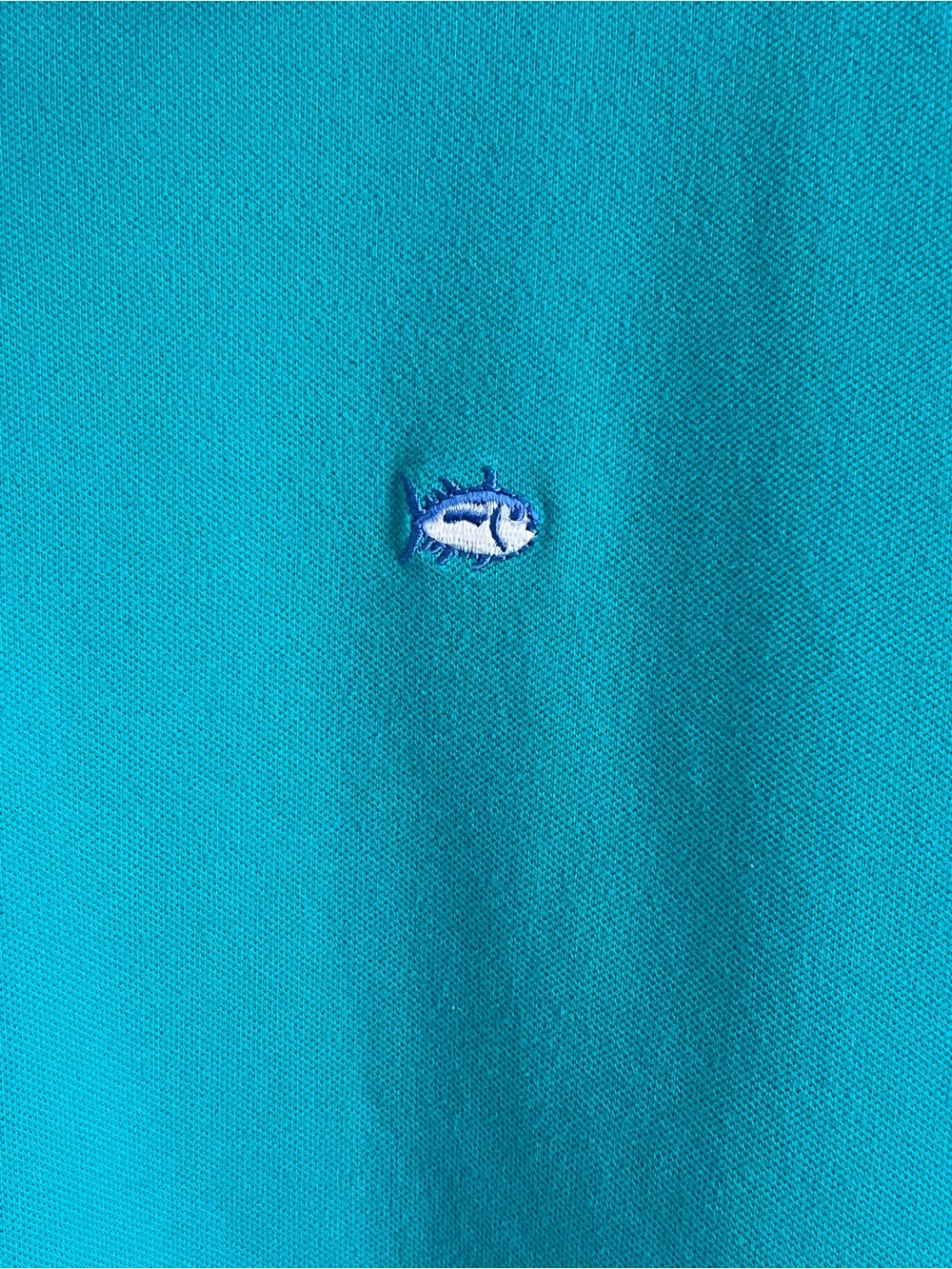 Southern Tide Men's Teal Polo Shirt - Picture 4 of 6